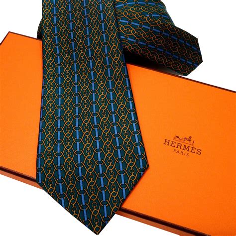 hermes silk ties men.